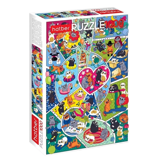 Hatber Puzzle "КотоВасия" 1000 pazllari 1000п32_29944