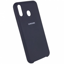 Чехол Silicone cover для Samsung Galaxy A20s, черный купить