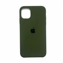 Чехол Silicone Case для iPhone 11 Pro Max, темно-зеленый 