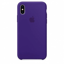 Чехол Silicone Case для iPhone XS Max, темно-синий купить