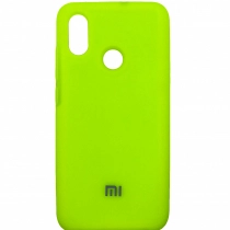 Чехол Silicone cover для Xiaomi Mi8 Lite, зеленый купить