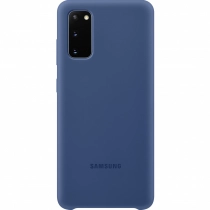 Чехол Silicone cover для Samsung Galaxy A71, темно синий