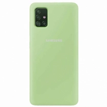 Чехол Silicone cover для Samsung Galaxy A41, зеленый купить