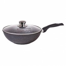 "WOK" turkumidan shisha qopqoqli «Mechta» tovasi 28cm (Granit) Brown ▷ ASAXIYdan xarid qilish: narxlar, xususiyatlar, izohlar