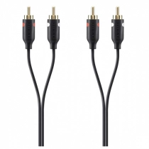 Кабель Belkin AUDIO 2xRCA2xRCA M/M 2m Black, Gold (F3Y098BT2M) ▷ купить в ASAXIY: цены, характеристики, отзывы