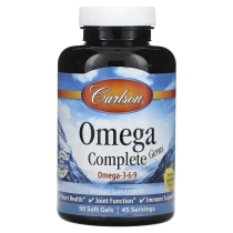 Carlson, Omega Complete Gems, Omega 3-6-9, tabiiy limon, 90 yumshoq kapsulalar (01731) ▷ ASAXIYdan xarid qilish: narxlar, xususiyatlar, izohlar