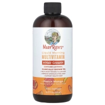 MaryRuth's, Liquid Morning Multivitamin + Hair Growth, Shaftoli va Mango Ta'mi, 450 ml (62285) ▷ ASAXIYdan xarid qilish: narxlar, xususiyatlar, izohlar