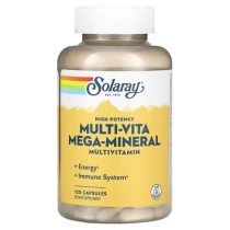 Solaray, High Potency Multi-Vita Mega-Mineral, Multivitaminlar, 120 kapsula (04772) ▷ ASAXIYdan xarid qilish: narxlar, xususiyatlar, izohlar
