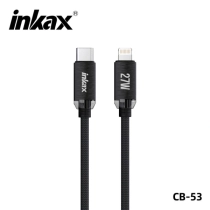 Inkax CB-53 Type-C to Lightning 27W 1m kabeli, Black ▷ ASAXIYdan xarid qilish: narxlar, xususiyatlar, izohlar
