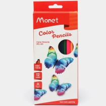 Monet MCL 001 rangli qalamlar to'plami (12 rang) ▷ ASAXIYdan xarid qilish: narxlar, xususiyatlar, izohlar