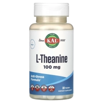KAL, L-teanin, 100 mg, 30 tabletka ▷ ASAXIYdan xarid qilish: narxlar, xususiyatlar, izohlar