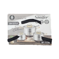 Sonifer SF-1175 kostryulkalar to'plami ▷ ASAXIYdan xarid qilish: narxlar, xususiyatlar, izohlar
