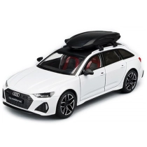 Audi RS6 Avant 1/24 metall kolleksiya mashinasi, White ▷ ASAXIYdan xarid qilish: narxlar, xususiyatlar, izohlar