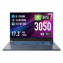 Noutbuk Thunderobot 911 Plus SE (i5-12450H / 16GB DDR4 / 512GB SSD / RTX 3050 / 17.3” FHD 144 Gts / Windows 11 Pro , Black ▷ ASAXIYdan xarid qilish: narxlar, xususiyatlar, izohlar