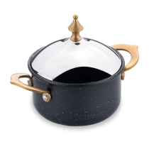 Korkmaz Hanedan 10 sm 0.45 l zanglamaydigan po‘lat, ko‘p qatlamli kapsulali taglik, kostryulkasi (A2972-1) , Black ▷ ASAXIYdan xarid qilish: narxlar, xususiyatlar, izohlar