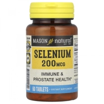 Mason Natural Selen 200 mkg, 60 ta tabletka (12495) ▷ ASAXIYdan xarid qilish: narxlar, xususiyatlar, izohlar