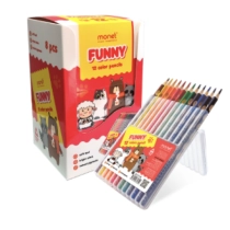 Цветные карандаши Monet "Funny" 12 цветов 2PN012 ▷ купить в ASAXIY: цены, характеристики, отзывы