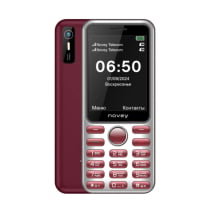 Novey A65 Dark Red telefoni ▷ ASAXIYdan xarid qilish: narxlar, xususiyatlar, izohlar