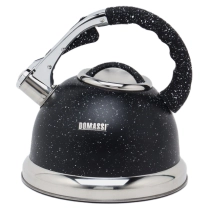 DOMASSI DMK-7601 3.5 l, hushtakli choynak, zanglamaydigan po‘latdan , Black ▷ ASAXIYdan xarid qilish: narxlar, xususiyatlar, izohlar