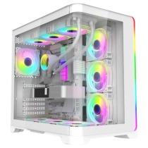 Case Game Bardo BD-420FW o‘yin korpusi, White 4 x Coller ▷ ASAXIYdan xarid qilish: narxlar, xususiyatlar, izohlar