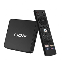 Смарт ТВ приставка LION TV 2/8 GB, 4K UHD, Android 10, Black