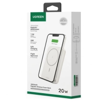 Tashqi akkumulyator UGREEN PB561 20W 10000 mAh, Type-C porti bilan, White ▷ ASAXIYdan xarid qilish: narxlar, xususiyatlar, izohlar
